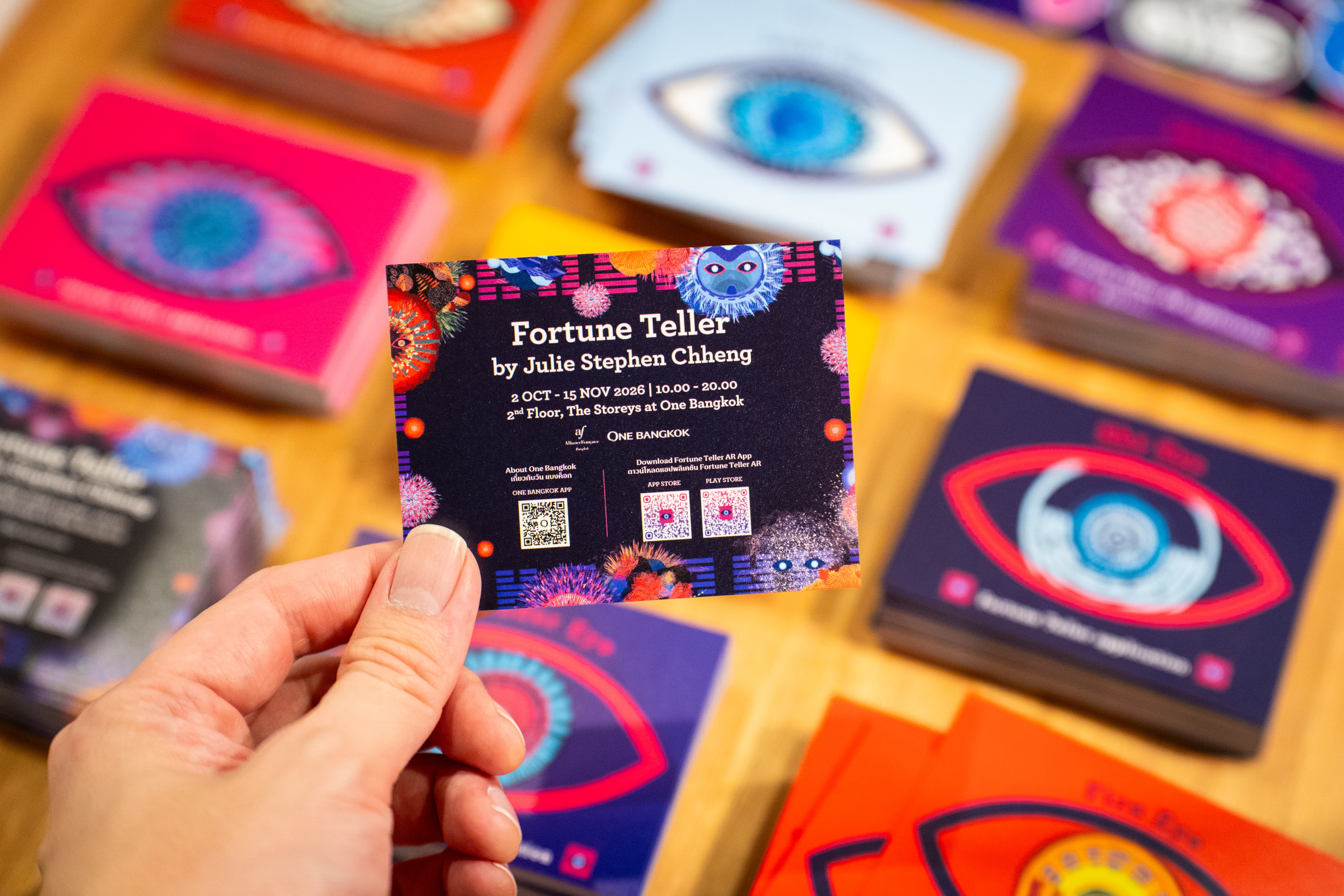 Other Activities: Take home collectible souvenir cards featuring the eight nature spirit eyes to scan via AR and read daily inspirational guidance anytime