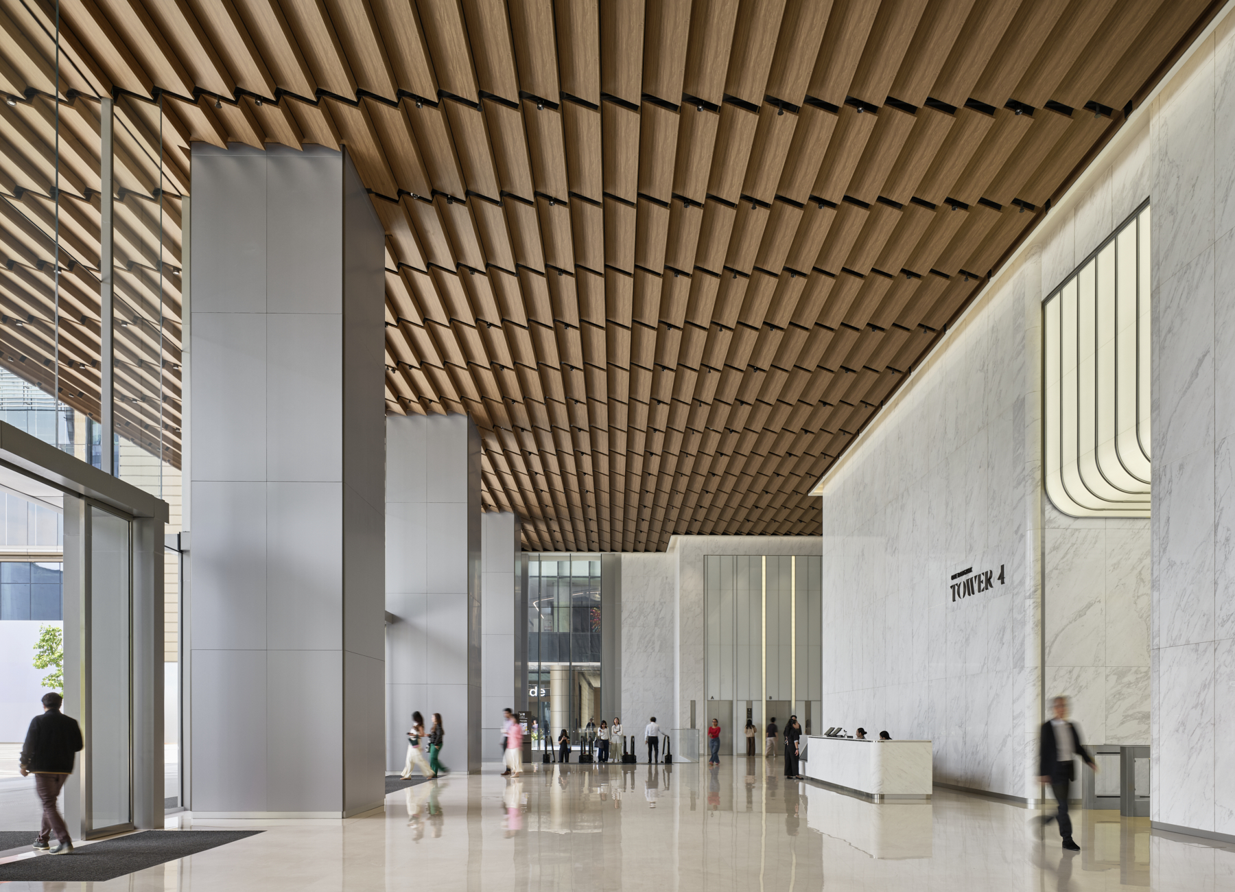 A smart office design that reflects how to keep your desk organised efficiently.