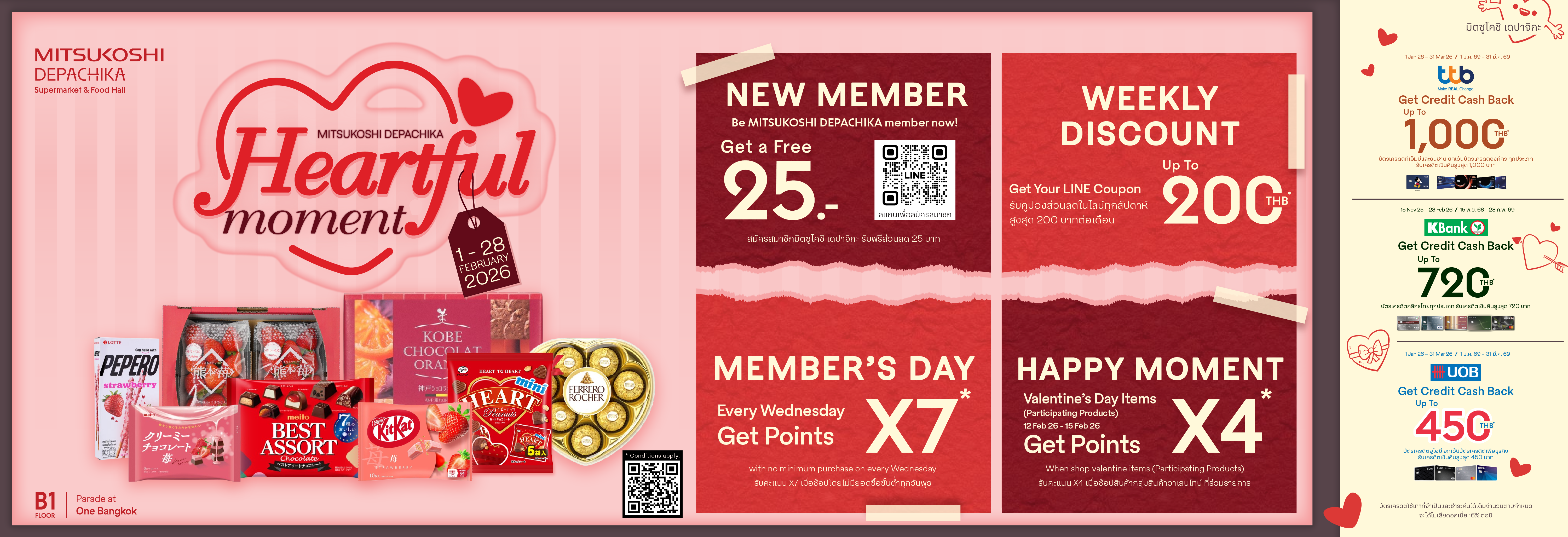 Heartful Moment at Mitsukoshi Depachika