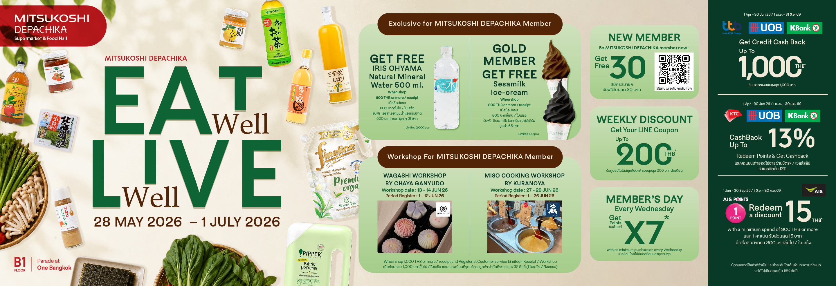 MITSUKOSHI DEPACHIKA: EAT WELL LIVE WELL