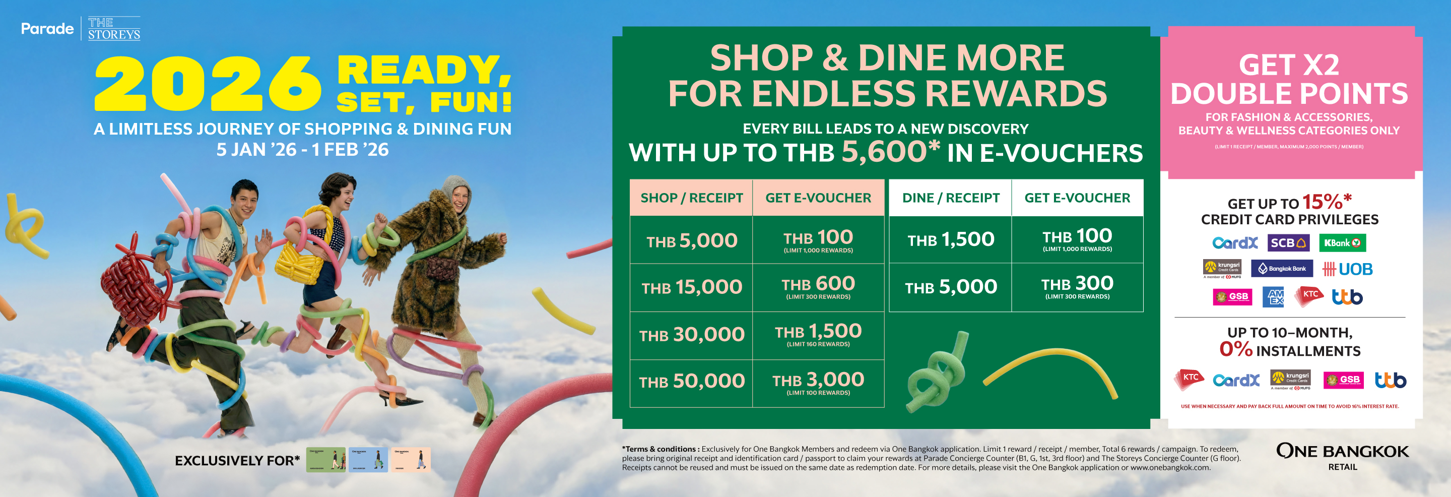 “NEW YEAR PROMOTION 2026” One Bangkok