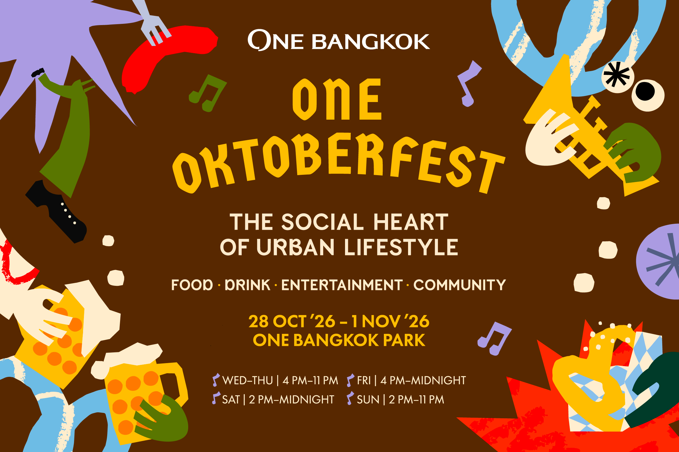 วัน แบงค็อก เตรียมจัดงาน “One Oktoberfest”เทศกาลสังสรรค์สุดยิ่งใหญ่สไตล์เยอรมัน เต็มรูปแบบครั้งแรกในไทย  28 ต.ค. – 1 พ.ย. นี้