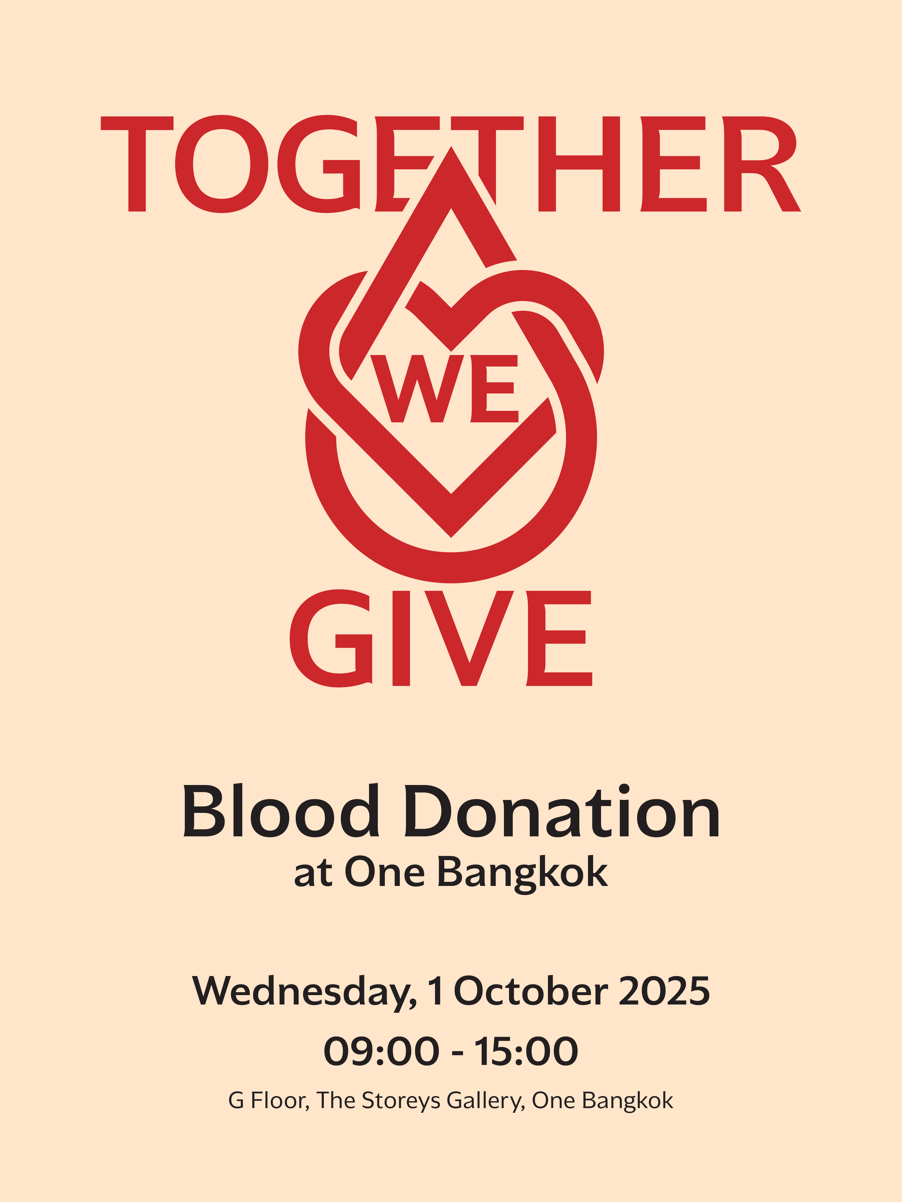 Together We Give – Blood Donation at One Bangkok